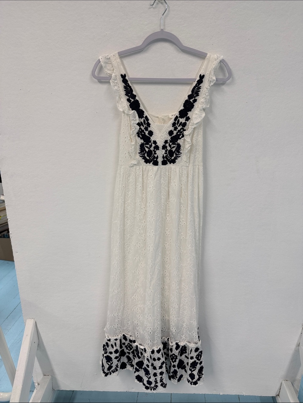 Allison New York Boho Embroidered Dress